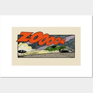 zoooom car comic panel Posters and Art